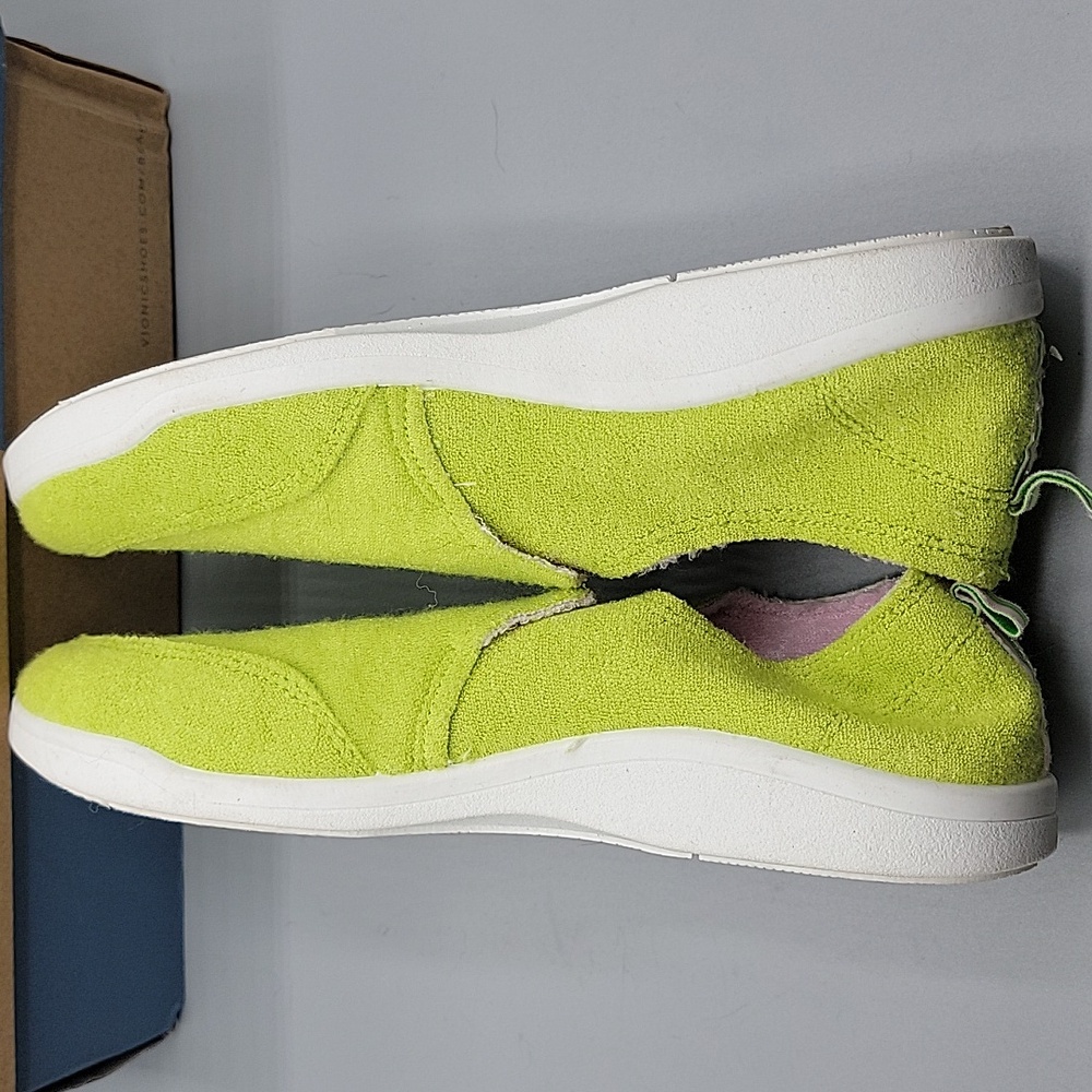 Vionic Malibu LIME Terry Sneakers size 8 - Picture 7 of 10